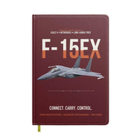 Thumbnail for F-15EX Eagle II Connect Carry Control design on dark red notebook