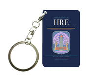 Thumbnail for Robert Gabriel Mugabe International Airport HRE Key Chain design on navy blue key chain