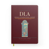 Thumbnail for Douala International Airport (DLA) design on dark red notebook