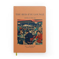 Thumbnail for VINTAGE G4082 - The Red-Eye Lounge - Designed Notebooks design on orange