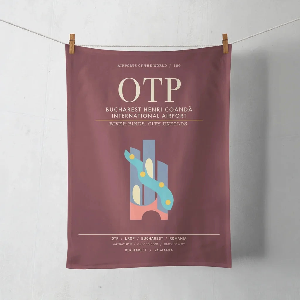 Bucharest Henri Coanda International Airport OTP - Dark Red