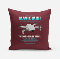 Thumbnail for DJI Mavic Mini design on dark red pillow