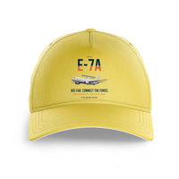 Thumbnail for E-7A Wedgetail design on yellow printed hat