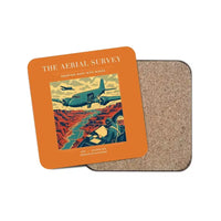 Thumbnail for The Aerial Survey - Designed Coasters design on orange 1-piece