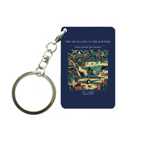 Thumbnail for VINTAGE G4269 - The Swallows In The Rafters - Designed Key Chain design on navyblue