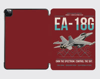 Thumbnail for EA-18G Growler design on dark red ipad tablet case
