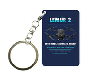 Thumbnail for BRINC LEMUR 2 Key Chain design on navy blue key chain