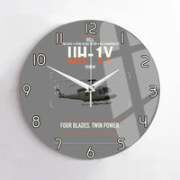Thumbnail for Bell UH-1Y Venom design on gray no frame wall clock
