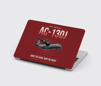 Thumbnail for AC-130J Ghostrider design on dark red MacBook case