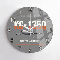 Thumbnail for KC-135Q Blackbird Tanker design on gray no frame wall clock