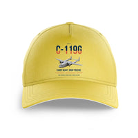 Thumbnail for C-119G Flying Boxcar design on yellow printed hat
