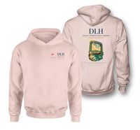 Thumbnail for Duluth International Airport (DLH) design on pink double-side hoodie