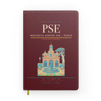Thumbnail for Mercedita Airport (PSE) design on dark red notebook