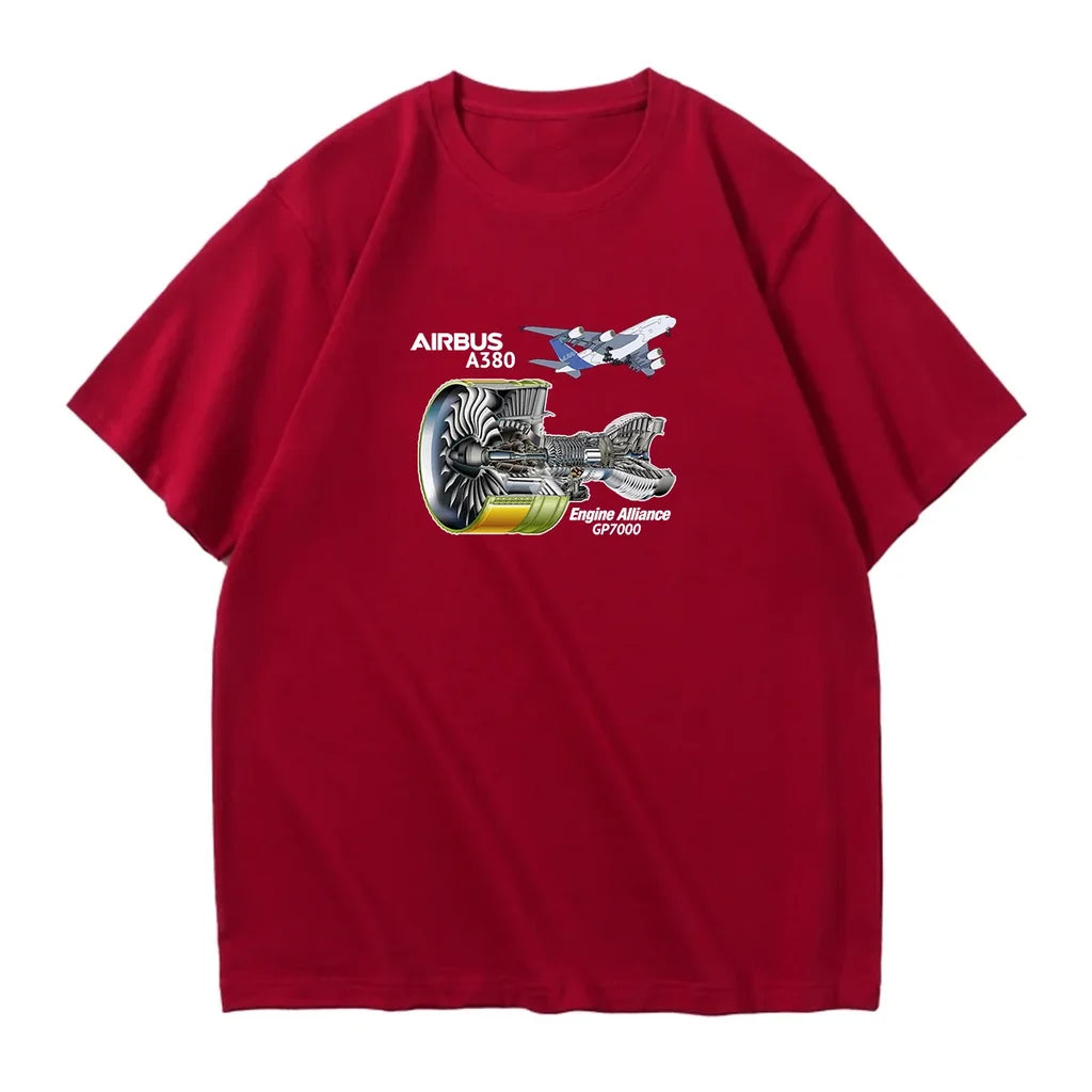 Airbus A380 & GP7000 Engine Designed Relax Fit T-Shirts - view 12