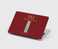Thumbnail for Bauerfield International Airport (VLI) design on dark red MacBook case