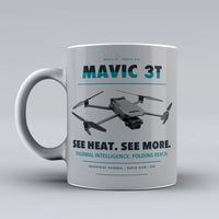 Thumbnail for Mavic 3 Thermal Mug design on light gray dji