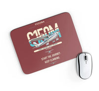 Thumbnail for Cessna 150M design on dark red rectangle mouse pad