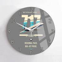 Thumbnail for Boeing 717-200 design on gray no frame wall clock