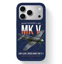 Thumbnail for Hawker Tempest Mk V design on navy blue magsafe iphone case, for iPhone 17 Pro