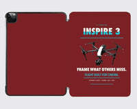 Thumbnail for DJI Inspire 3 design on dark red ipad tablet case