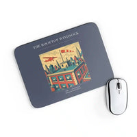 Thumbnail for VINTAGE G4312 - The Rooftop Windsock - Designed Mouse Pads design on navyblue rectangle