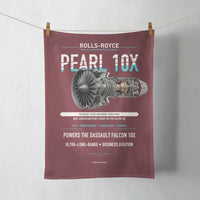 Thumbnail for PEARL 10X design on dark red towel