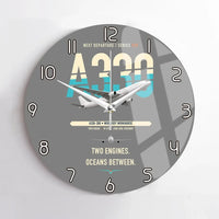 Thumbnail for Airbus A330-300 design on gray no frame wall clock