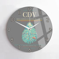 Thumbnail for Merle K. (Mudhole) Smith Airport (CDV) design on gray no frame wall clock