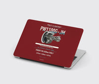 Thumbnail for PW1100G-JM design on dark red MacBook case