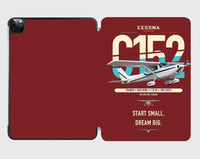 Thumbnail for Cessna 152 design on dark red ipad tablet case
