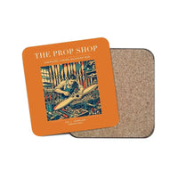 Thumbnail for The Prop Shop - Designed Coasters design on orange 1-piece