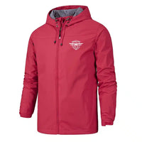 Thumbnail for Born To Fly Designed Designed Rain Jackets & Windbreakers - view 12