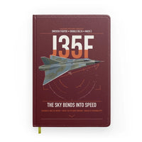Thumbnail for Saab J 35F Draken design on dark red notebook
