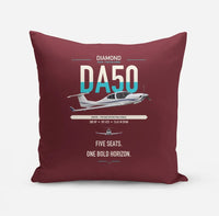 Thumbnail for Diamond DA50 RG design on dark red pillow