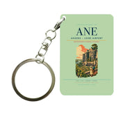 Thumbnail for Angers – Loire Airport (ANE) design on light green key chain