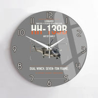 Thumbnail for Leonardo HH-139B design on gray no frame wall clock