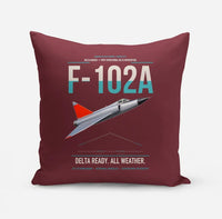 Thumbnail for F-102A Delta Dagger design on dark red pillow