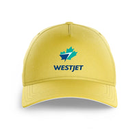 Thumbnail for WestJet Airlines logo printed on yellow cap
