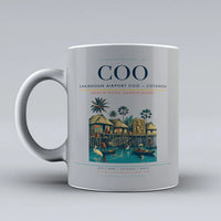 Thumbnail for Airport COO — Cotonou Mug design on light gray cadjehoun