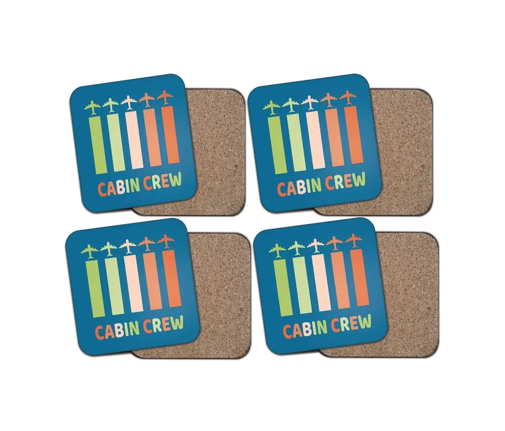 Colourful Cabin Crew Coaster - view 12