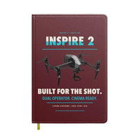 Thumbnail for DJI Inspire 2 design on dark red notebook