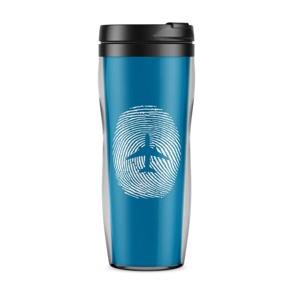 Aviation Finger Print Travel Mug - view 12