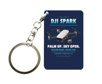 Thumbnail for DJI Spark Key Chain design on navy blue key chain