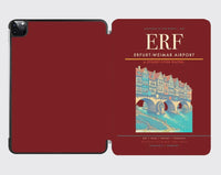 Thumbnail for Erfurt-Weimar Airport (ERF) design on dark red ipad tablet case