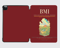 Thumbnail for Central Illinois Regional Airport (BMI) design on dark red ipad tablet case