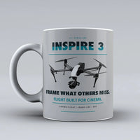 Thumbnail for Inspire 3 Mug design on light gray dji