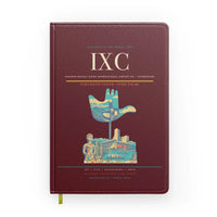 Thumbnail for Shaheed Bhagat Singh International Airport (IXC) design on dark red notebook