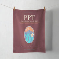 Thumbnail for Tahiti Faa'a Airport PPT - Lagoon-Volcano Passage - Dark Red