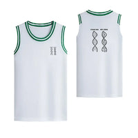 Thumbnail for Aviation DNA Designed Basketball Style Sports Tank Tops - view 12