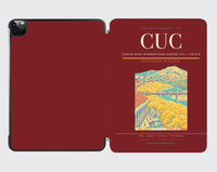 Thumbnail for Camilo Daza International Airport (CUC) design on dark red ipad tablet case